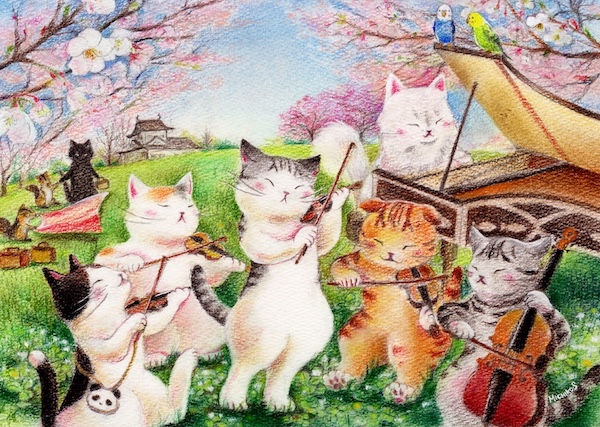 Strings cat 作品1